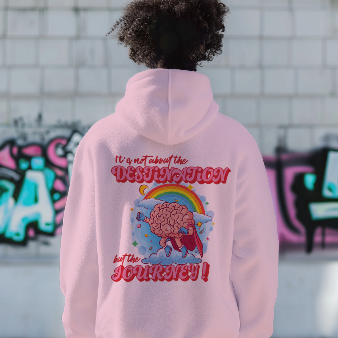 "embrace the journey" hoodie