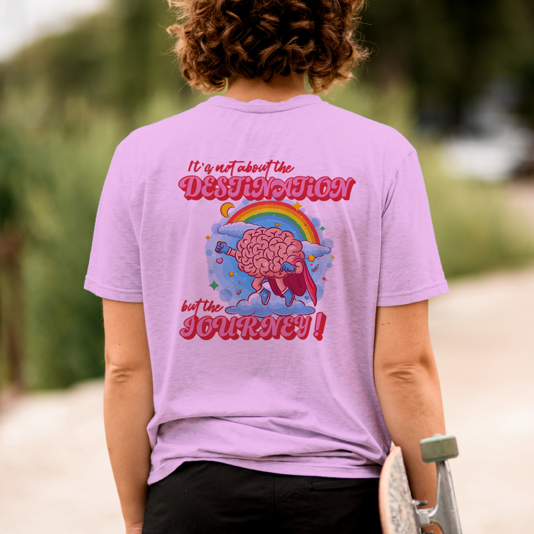 "embrace the journey" essential tee