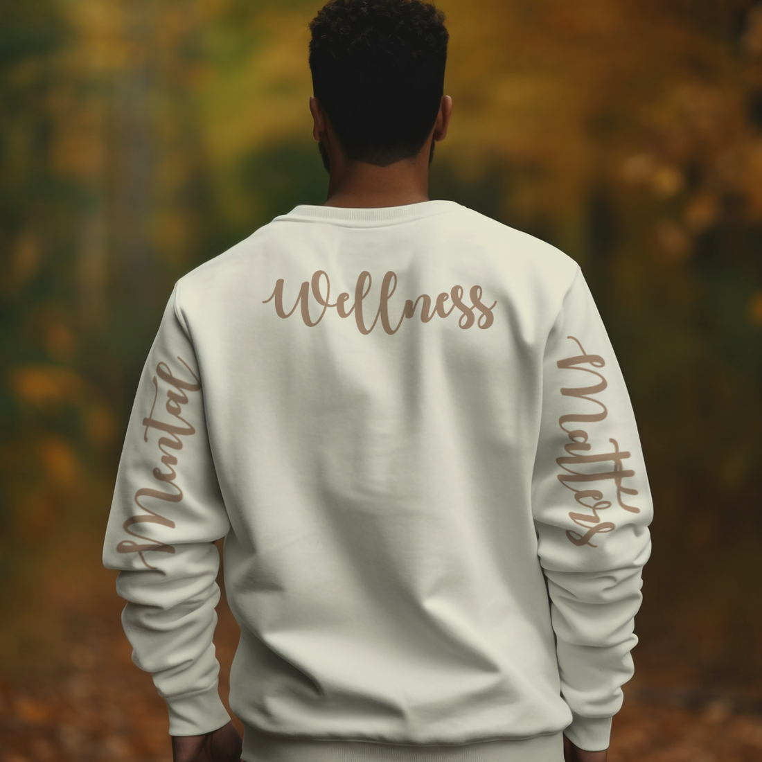 "mental wellness matters" crewneck sweatshirt