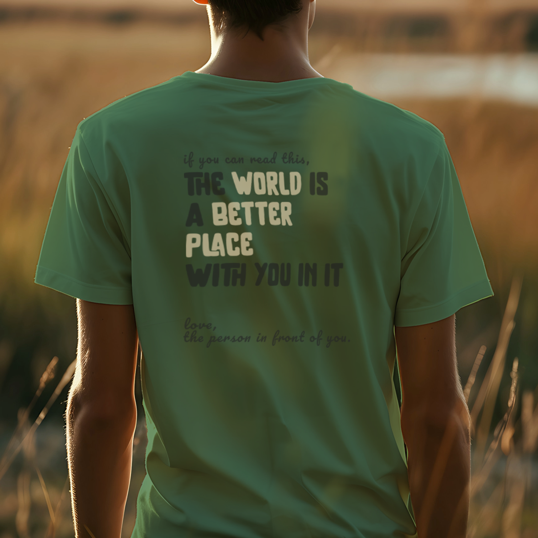 "you are enough" essential tee