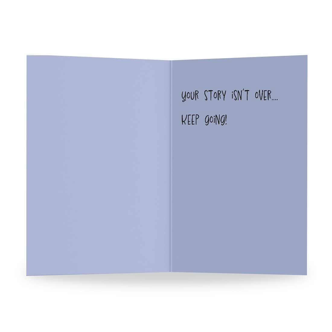 "stay" semicolon mental health card | encouragement & resilience