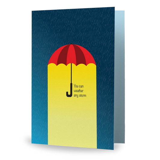 "Weather the Storm" Support Card | Resilience & Encouragement