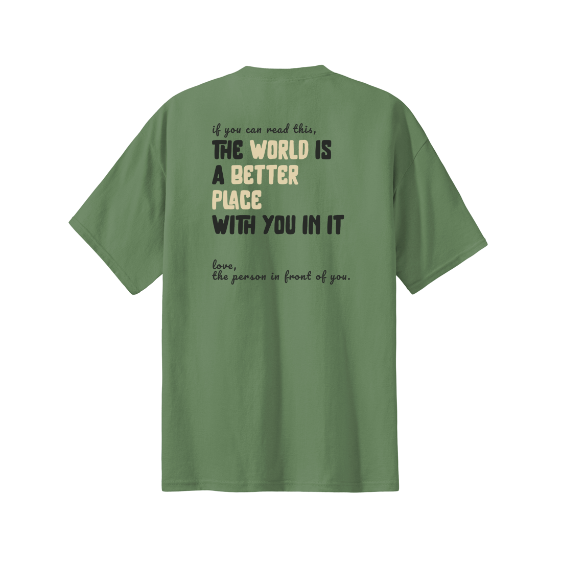 "you are enough" essential tee