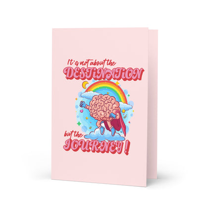 "Embrace The Journey" Inspirational Card | 7x5 inches | Matte Finish