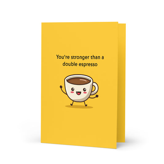 "Keep Brewing" Inspirational Card | 7x5 inches | Matte Finish